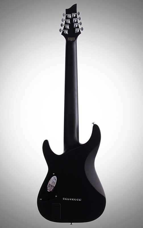 open zoom image for Schecter Damien Platinum 8 Electric Guitar, 8-String, Satin Black, Full Straight Back