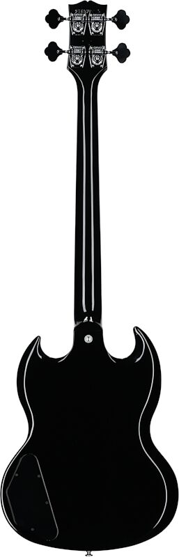 open zoom image for Gibson SG Standard Electric Bass (with Case), Ebony, Full Straight Back