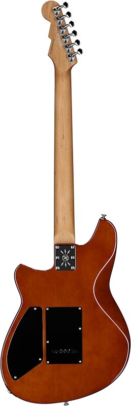 open zoom image for Reverend Descent W Baritone Electric Guitar, Midnight Black, Full Straight Back