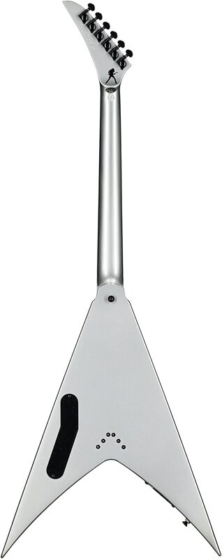 open zoom image for Kramer Dave Mustaine Vanguard Electric Guitar (with Case), Silver Metallic, Full Straight Back