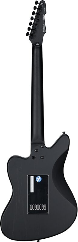 open zoom image for ESP LTD Alex Wade AW-XJ7 Baritone EverTune Electric Guitar (with Case), Black Satin, Full Straight Back