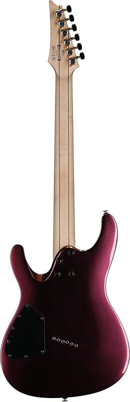 open zoom image for Ibanez SML721 Multi-scale Electric Guitar, Rose Gold Chameleon, Full Straight Back