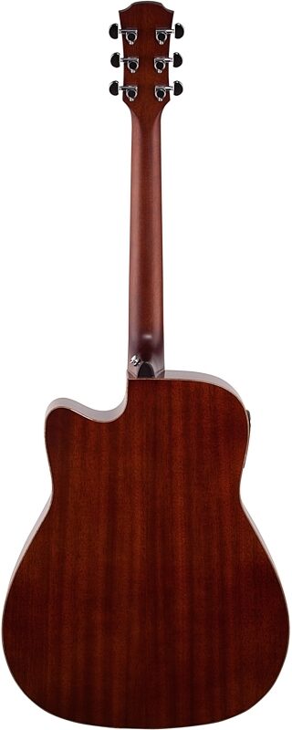 open zoom image for Yamaha A1M Acoustic-Electric Guitar, Tobacco Brown Sunburst, Full Straight Back