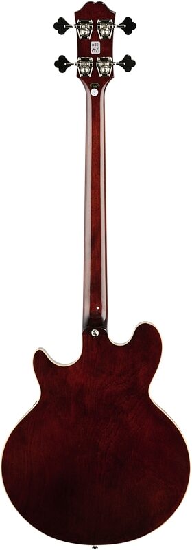 open zoom image for Epiphone Jack Casady Electric Bass, Pelham Blue, Full Straight Back