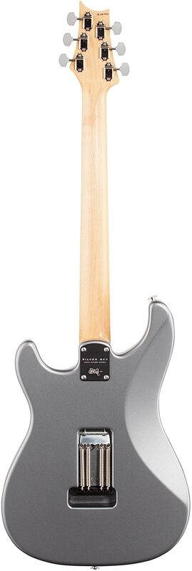open zoom image for PRS Paul Reed Smith John Mayer Silver Sky Electric Guitar, Rosewood Fretboard (with Gig Bag), Tungsten, Full Straight Back