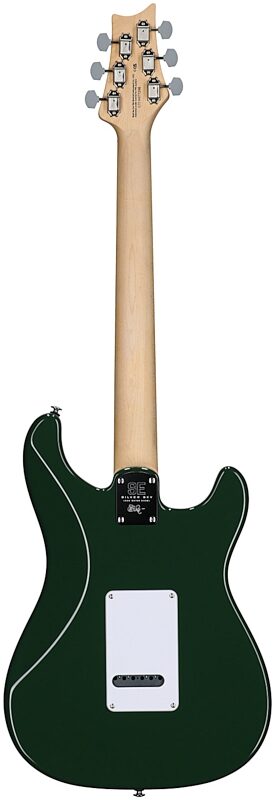 open zoom image for PRS Paul Reed Smith SE Silver Sky Electric Guitar, Left-Handed, Rosewood Fretboard (with Gig Bag), Laurel Green, Full Straight Back