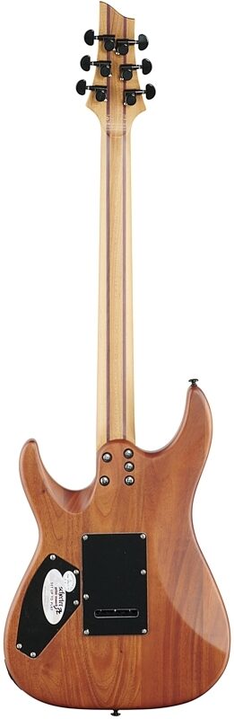 open zoom image for Schecter C-1 Exotic Electric Guitar, Spalted Maple, Full Straight Back