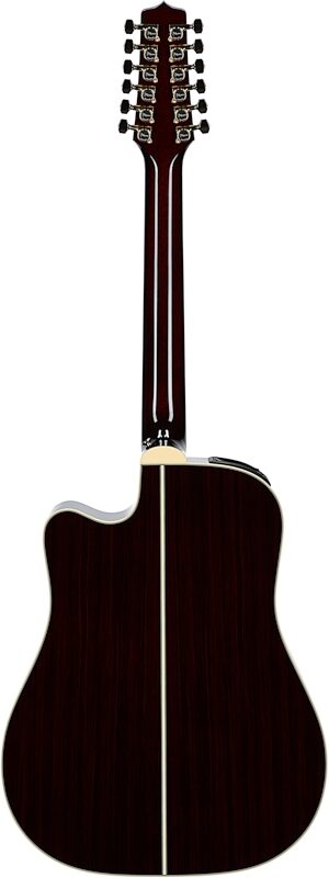 open zoom image for Takamine John Jorgenson Acoustic-Electric Guitar, 12-String (with Case), Gloss Stain, Full Straight Back