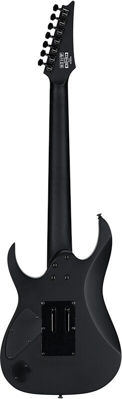 open zoom image for Ibanez RGRB720 Iron Label Electric Guitar, 7-String, Black Flat, Full Straight Back