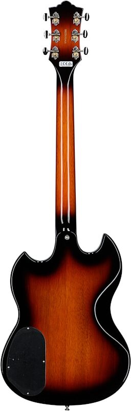 open zoom image for Guild Polara Deluxe Electric Guitar, Vintage Sunburst, Open Box (Very Good), Full Straight Back