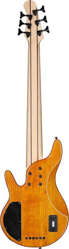 open zoom image for Michael Kelly Pinnacle 6 Electric Bass, 6-String, Natural Burl, Full Straight Back