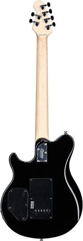 open zoom image for Sterling AX3FM Axis Electric Guitar, Trans Black, Hard Maple Fretboard, Full Straight Back