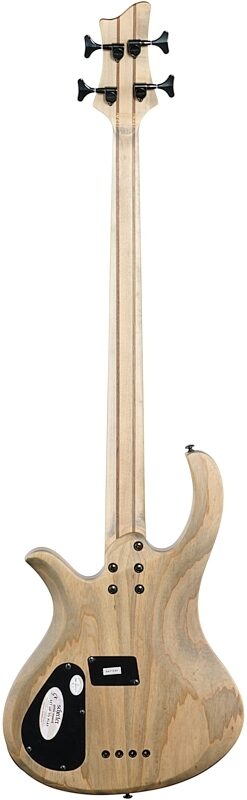 open zoom image for Schecter Riot-4 Electric Bass, Satin Aurora Burst, Full Straight Back