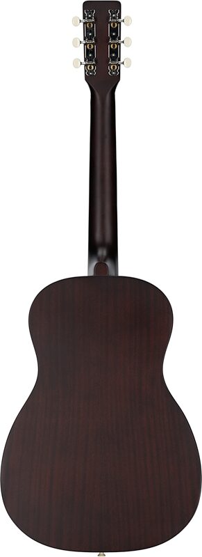 open zoom image for Gretsch G9500 Jim Dandy Parlor Flat Top Acoustic Guitar, Deep Cherry Burst, Full Straight Back