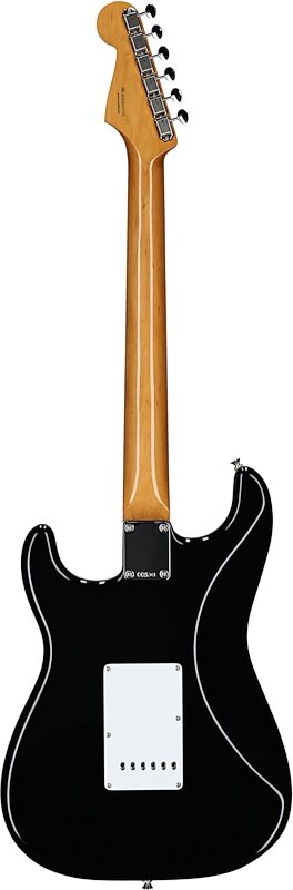 open zoom image for Fender Vintera III Early 60s Stratocaster Electric Guitar (with Gig Bag), Black, Rosewood Fretboard, Full Straight Back