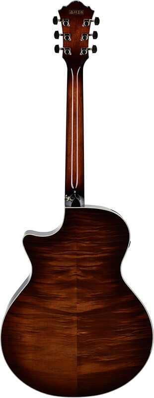 open zoom image for Ibanez AE340FMH Acoustic-Electric Guitar, Mahogany Sunburst High Gloss, Full Straight Back