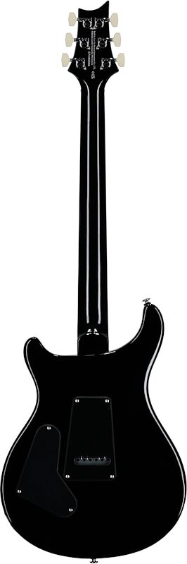 open zoom image for PRS Paul Reed Smith SE Custom 24 Quilt Top Electric Guitar (with Gig Bag), Teal Black, Full Straight Back