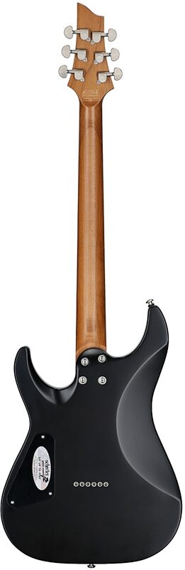 open zoom image for Schecter C-1 Standard Plus Electric Guitar, Maple Fingerboard, Transparent Black Burst, Full Straight Back