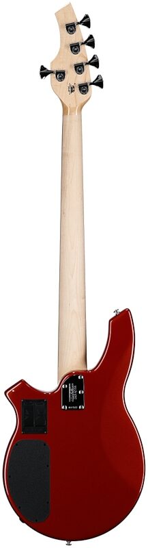 open zoom image for Ernie Ball Music Man Bongo 5HH Electric Bass, 5-String (with Case), Blood Orange, Rosewood Fretboard, Full Straight Back