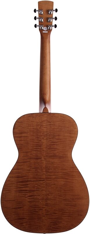open zoom image for Epiphone Dobro Hound Dog Deluxe Roundneck Resonator Guitar, Vintage Brown, Full Straight Back