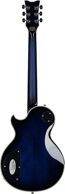 open zoom image for Schecter Solo II Supreme Electric Guitar, Blue Burst, Full Straight Back