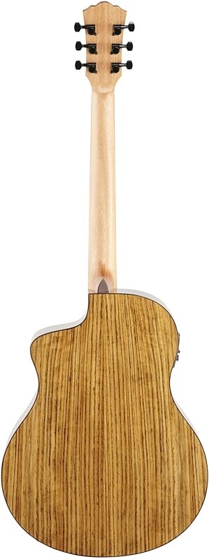 open zoom image for Washburn Bella Tono Vite S9V Acoustic-Electric Guitar, Charcoal Burst, Full Straight Back