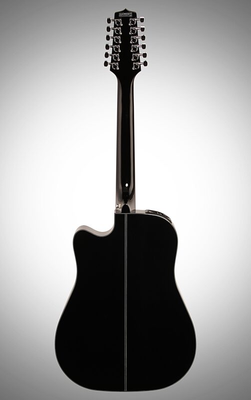 open zoom image for Takamine GD30CE Cutaway Acoustic-Electric Guitar, 12-String, Black, Full Straight Back