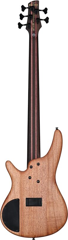 open zoom image for Ibanez SR1355B Premium Electric Bass (with Gig Bag), Dual Mocha Burl, Full Straight Back