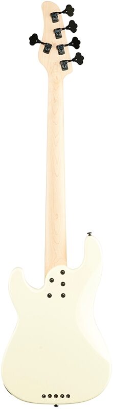 open zoom image for Schecter P-5 Bass Guitar, 5-String, Ivory, Full Straight Back