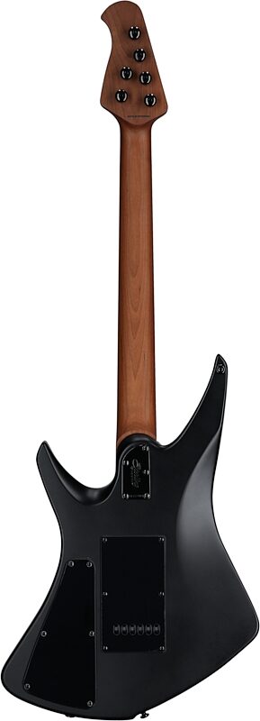 open zoom image for Sterling by Music Man Kaizen Electric Guitar, Stealth Black, Rosewood Fretboard, Full Straight Back