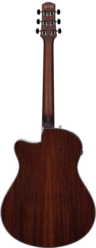 open zoom image for Ibanez AAM380CE Advanced Acoustic Guitar, Natural High Gloss, Full Straight Back