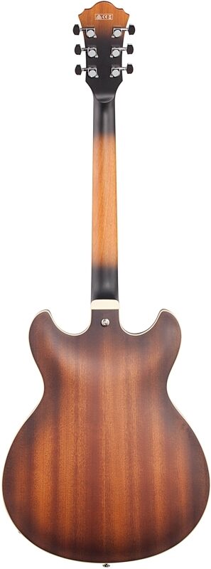 open zoom image for Ibanez AS53 Artcore Semi-Hollowbody Electric Guitar, Tobacco Flat, Full Straight Back