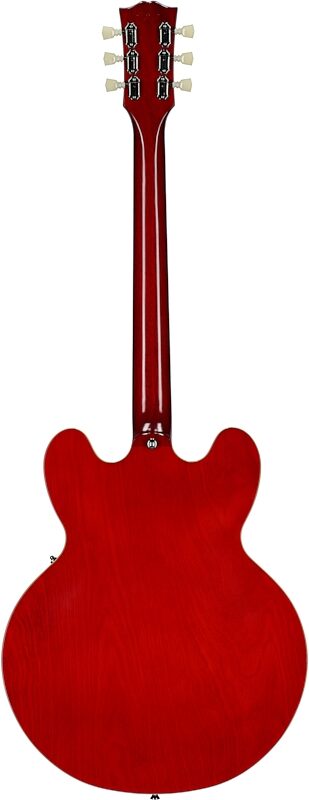 open zoom image for Epiphone Inspired by Gibson Custom 1962 ES-335 Reissue Electric Guitar (with Case), '60s Cherry, Full Straight Back