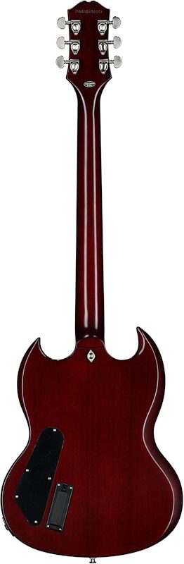 open zoom image for Epiphone SG Prophecy Electric Guitar, Aged Bengal Tiger Burst, Full Straight Back