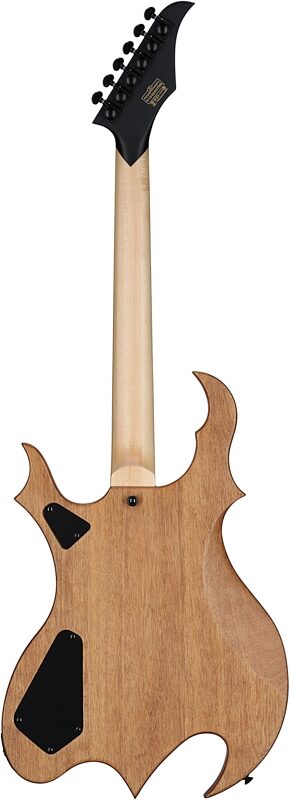 open zoom image for Wylde Audio Wrathmaker Spalted Maple Electric Guitar, with Ebony Fingerboard, New, Full Straight Back