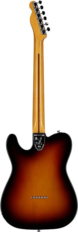 open zoom image for Fender American Vintage II 1972 Telecaster Thinline Electric Guitar, Maple Fingerboard (with Case), 3-Color Sunburst, Full Straight Back