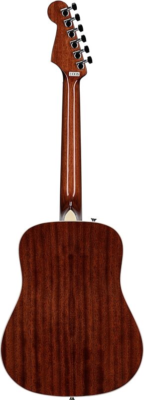 open zoom image for Fender California Standard Redondo Mini Acoustic Guitar (with Gig Bag), Natural, Full Straight Back