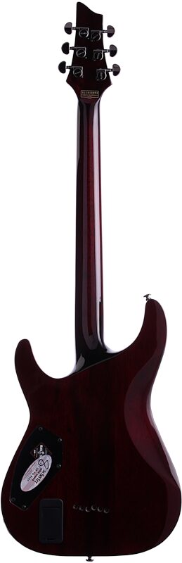 open zoom image for Schecter C-1 Hellraiser Electric Guitar, Black Cherry, Full Straight Back