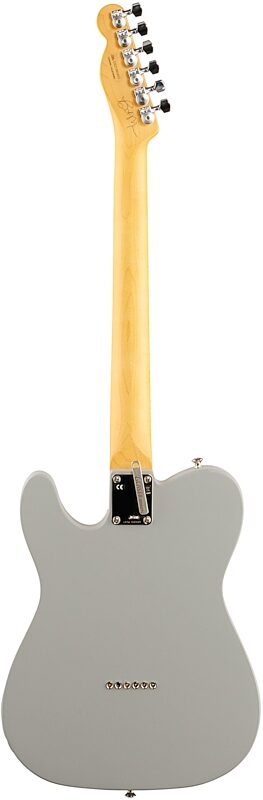 open zoom image for Fender Brent Mason Telecaster Electric Guitar, Maple Fingerboard (with Case), Primer Gray, Full Straight Back