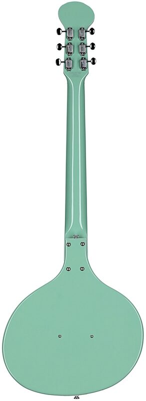 open zoom image for Danelectro Baby Sitar Electric Guitar, Aqua, Full Straight Back