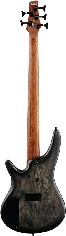 open zoom image for Ibanez SR605E Electric Bass, 5-String, Black Stained Burst, Full Straight Back