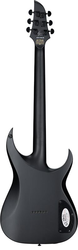 open zoom image for Schecter KM-6 MK-III Keith Merrow Legacy Electric Guitar, Left-Handed, Tri-White Satin, Full Straight Back