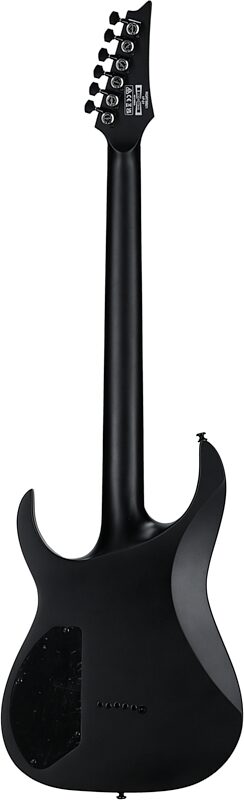 open zoom image for Ibanez RGRTBB21 Iron Label Baritone Electric Guitar, Black Flat, Open Box (Very Good), Full Straight Back