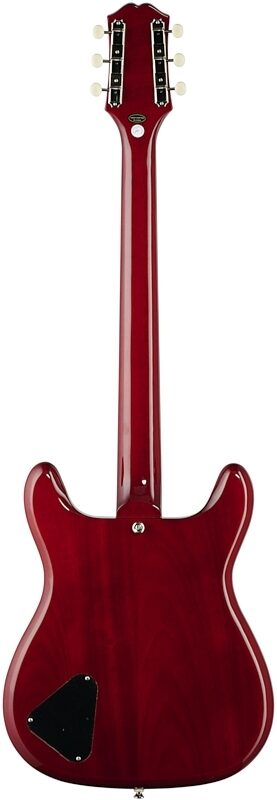open zoom image for Epiphone Coronet Electric Guitar, Cherry, Full Straight Back