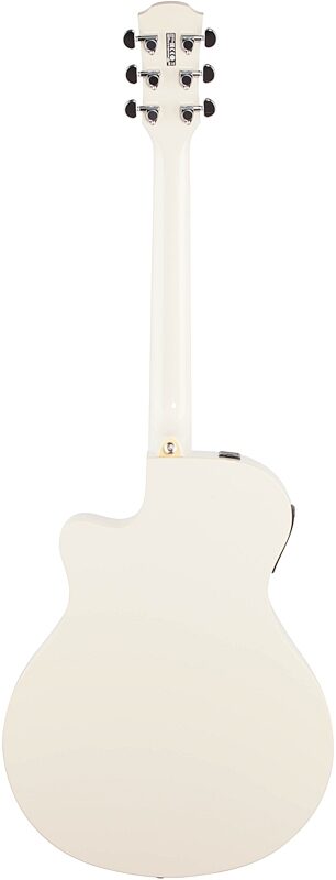 open zoom image for Yamaha APX-600 Acoustic-Electric Guitar, Vintage White, Full Straight Back