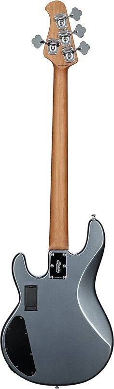 open zoom image for Sterling by Music Man StingRay Ray34HH Electric Bass, Charcoal Frost, Rosewood Fretboard, Full Straight Back