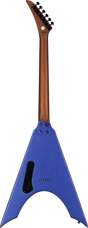 open zoom image for Kramer Nite-V Electric Guitar, (with Gig Bag), Royal Blue Metallic, Full Straight Back