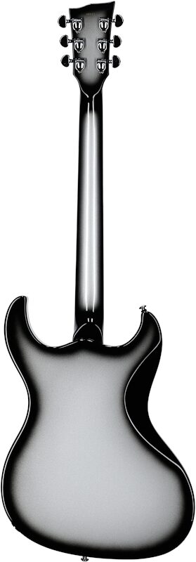 open zoom image for Dunable Gnarwhal DE Electric Guitar (with Gig Bag), Silverburst, Full Straight Back