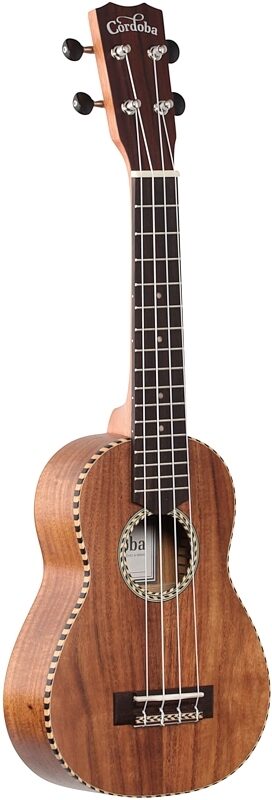 open zoom image for Cordoba 25S Soprano Ukulele, New, Full Straight Back
