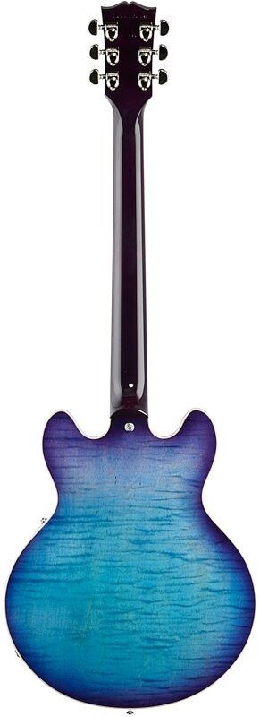 open zoom image for Gibson ES-339 Figured Electric Guitar (with Case), Blueberry Burst, Full Straight Back